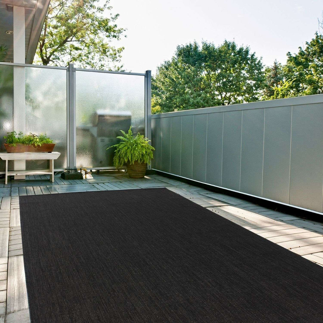 Black Outdoor Rugs for Garden & Patio | The Rugs