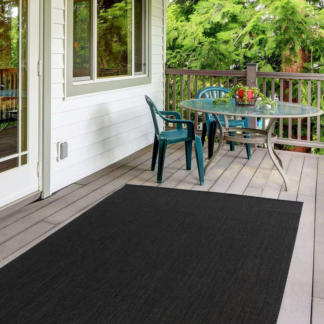 Black Outdoor Rugs for Garden & Patio | The Rugs