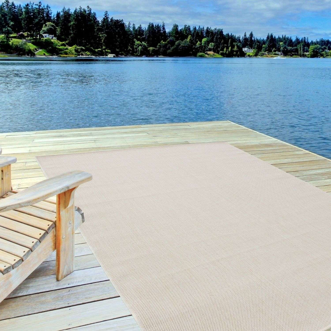 Cream Outdoor Rug for Garden & Patio | The Rugs