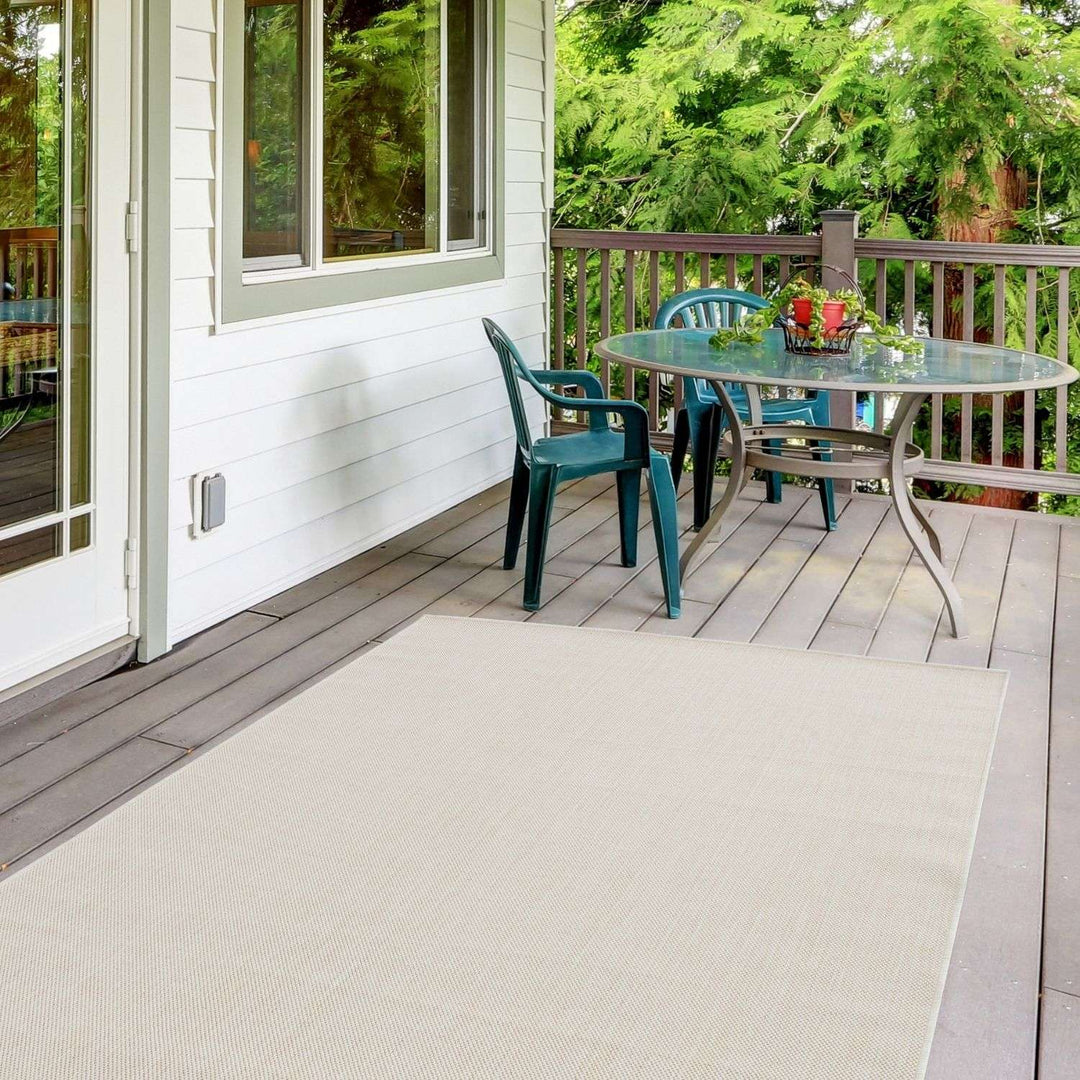 Cream Outdoor Rug for Garden & Patio | The Rugs