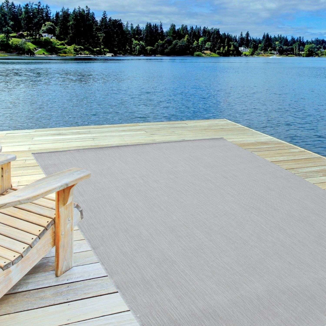 Grey Outdoor Rug for Garden & Patio | The Rugs