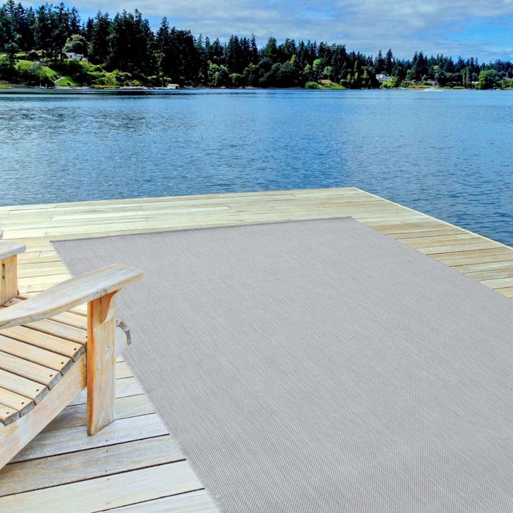 Grey Outdoor Rug for Garden & Patio | The Rugs