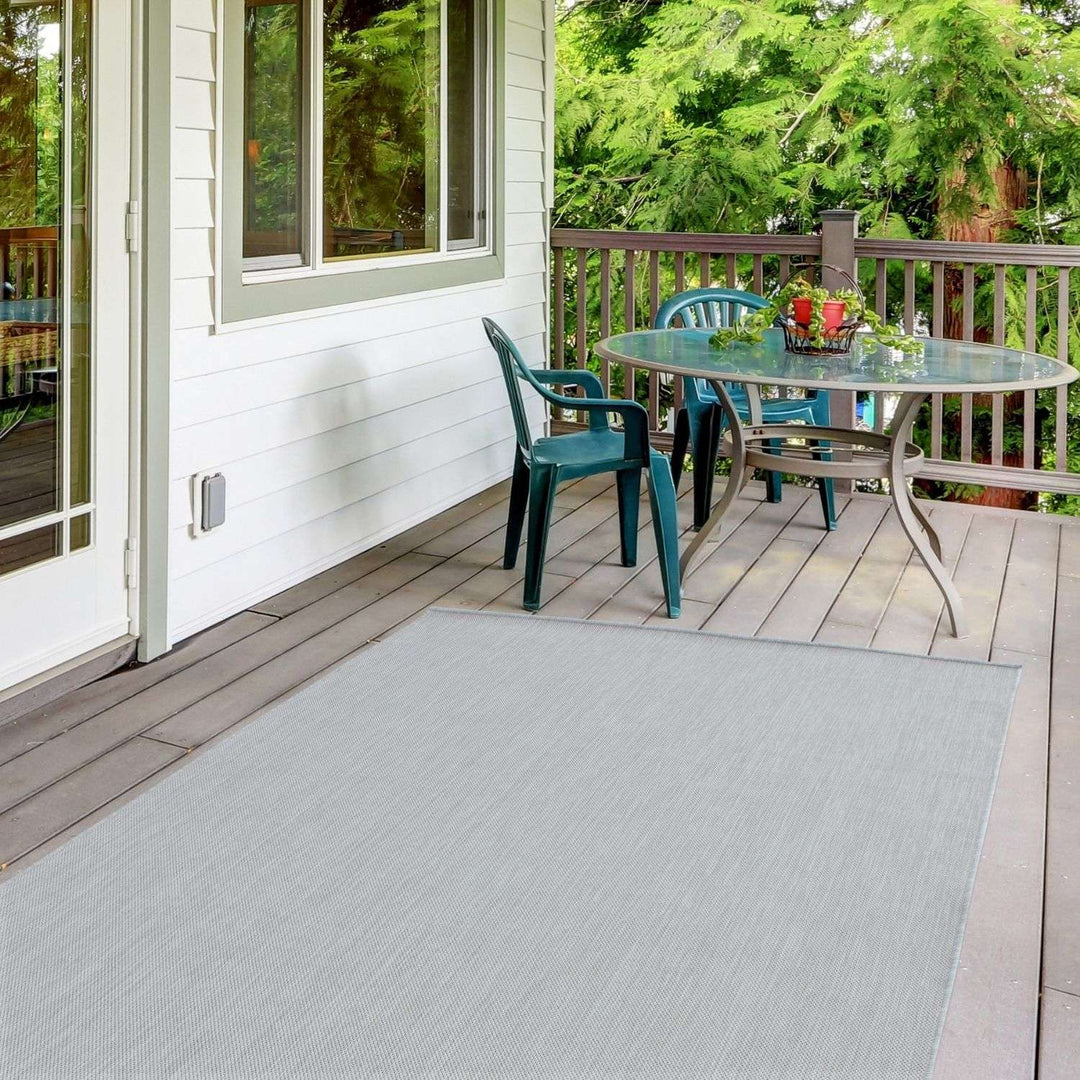 Grey Outdoor Rug for Garden & Patio | The Rugs
