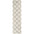 Diamond Design Thick Shaggy Area Rugs Ivory