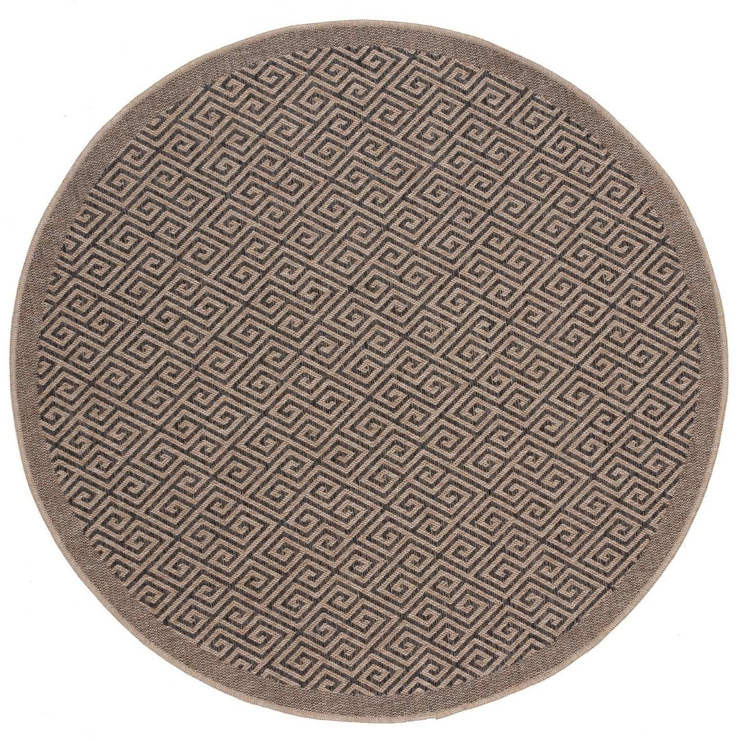 Nature Outdoor Rug Dark Grey jute-look designs and soft, non-shedding texture, moisture and UV protected.