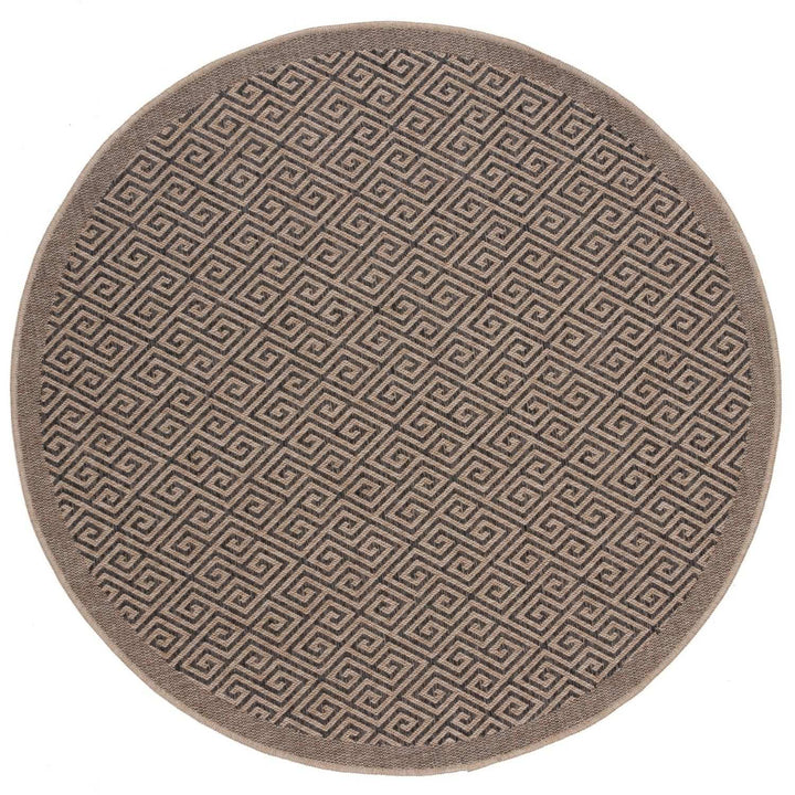 Nature Outdoor Rug Dark Grey jute-look designs and soft, non-shedding texture, moisture and UV protected.