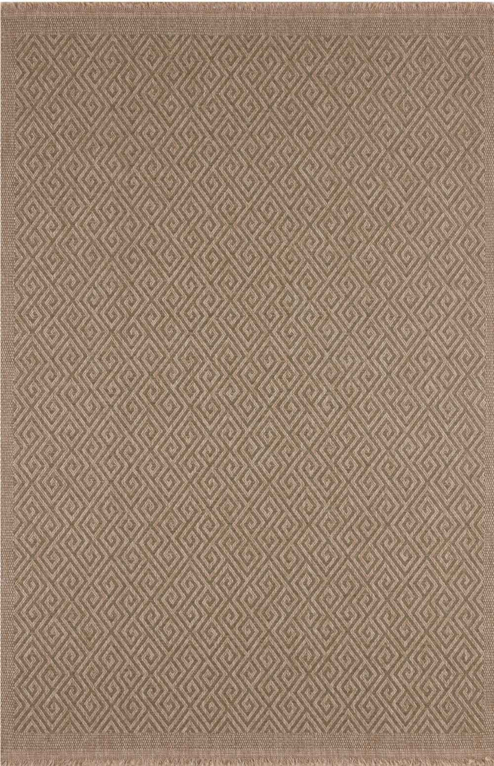 Nature Outdoor Green Rug durable, weather-resistant, Jute-Look design.