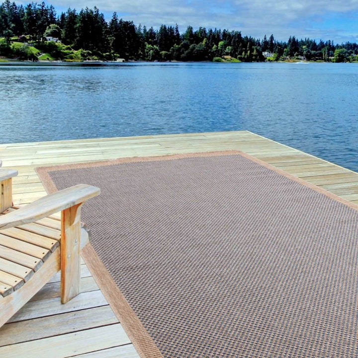 Nature Blue outdoor rug moisture and UV protected