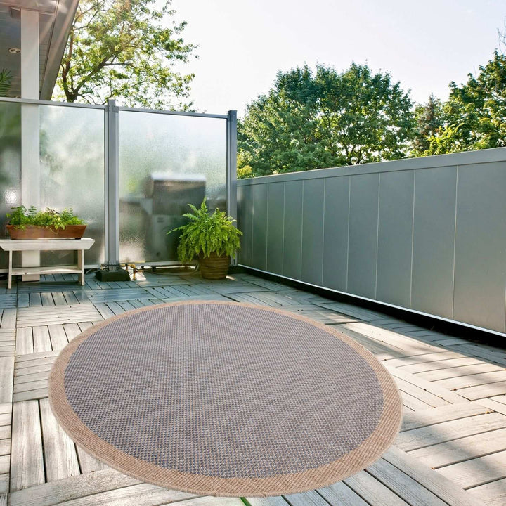 Nature Blue outdoor rug moisture and UV protected