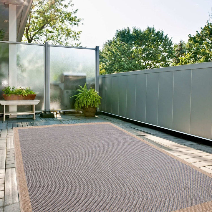 Nature Blue outdoor rug moisture and UV protected
