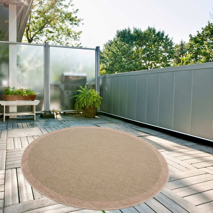 Nature Outdoor Green Rug UV-protected, easy to clean, jute-look designs and soft.