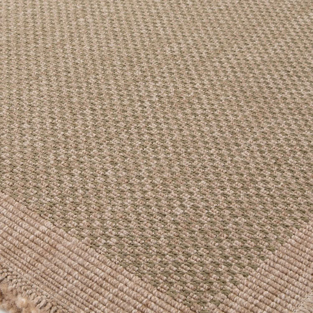 Nature Outdoor rug green beige colours Jute-looking weather resistant