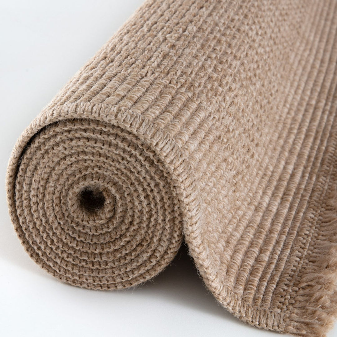 Nature Beige durable, weather-resistant outdoor rug