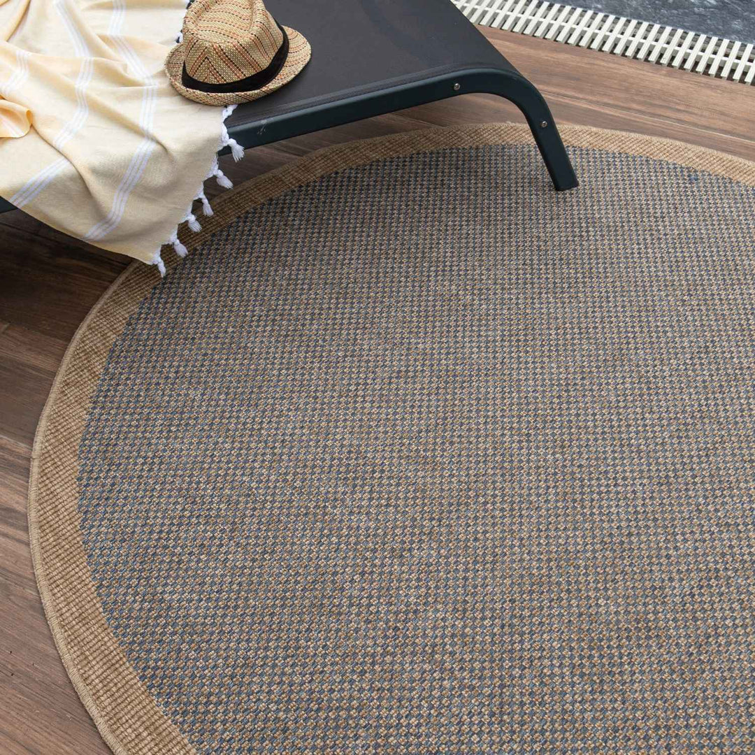 Nature Blue outdoor rug moisture and UV protected