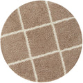 Moroccan Beige Shaggy Rug | 520