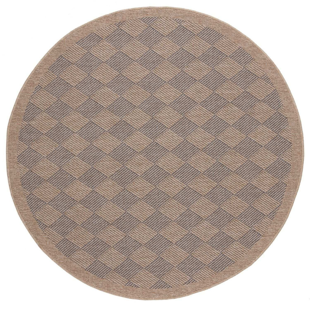 Nature blue outdoor rug easy to maintain and water-resistant