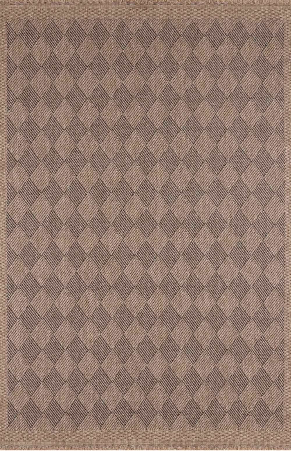 Nature Outdoor Rug Dark Grey colour weather-resistant, jute-looking, easy to clean.