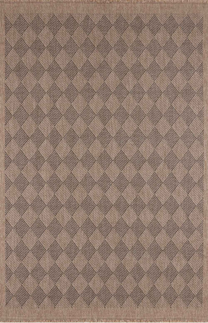 Nature Outdoor Rug Dark Grey colour weather-resistant, jute-looking, easy to clean.