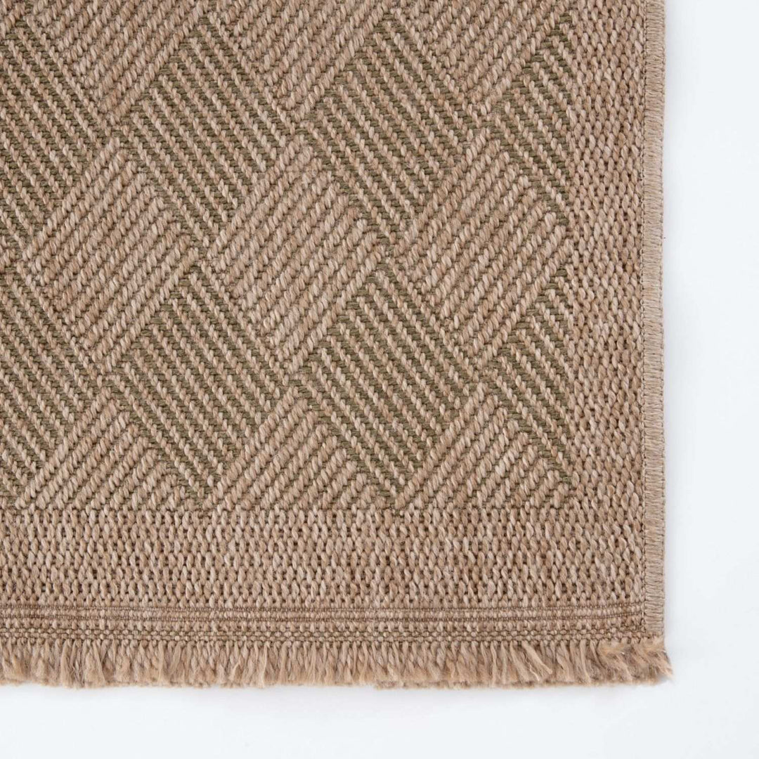 Nature Outdoor Rug Green Jute-Looking, Weather-Resistant, Easy To Clean