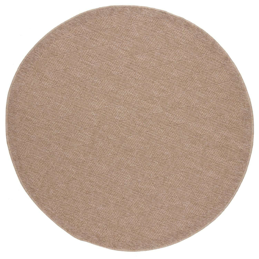 Nature Outdoor beige rug is resistant to moisture and UV protected