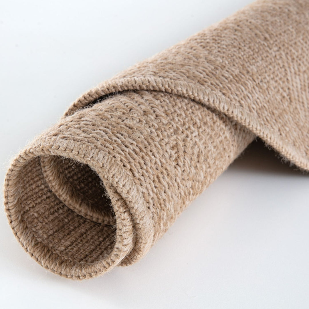 Nature Outdoor beige rug is resistant to moisture and UV protected
