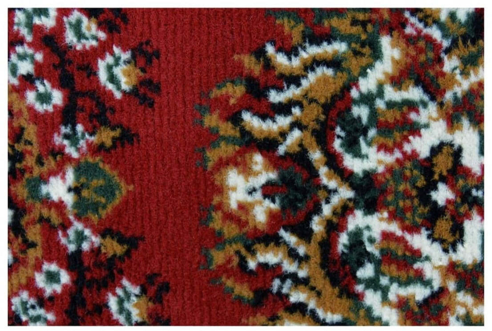 Maestro Collection Traditional Design Rug in Red