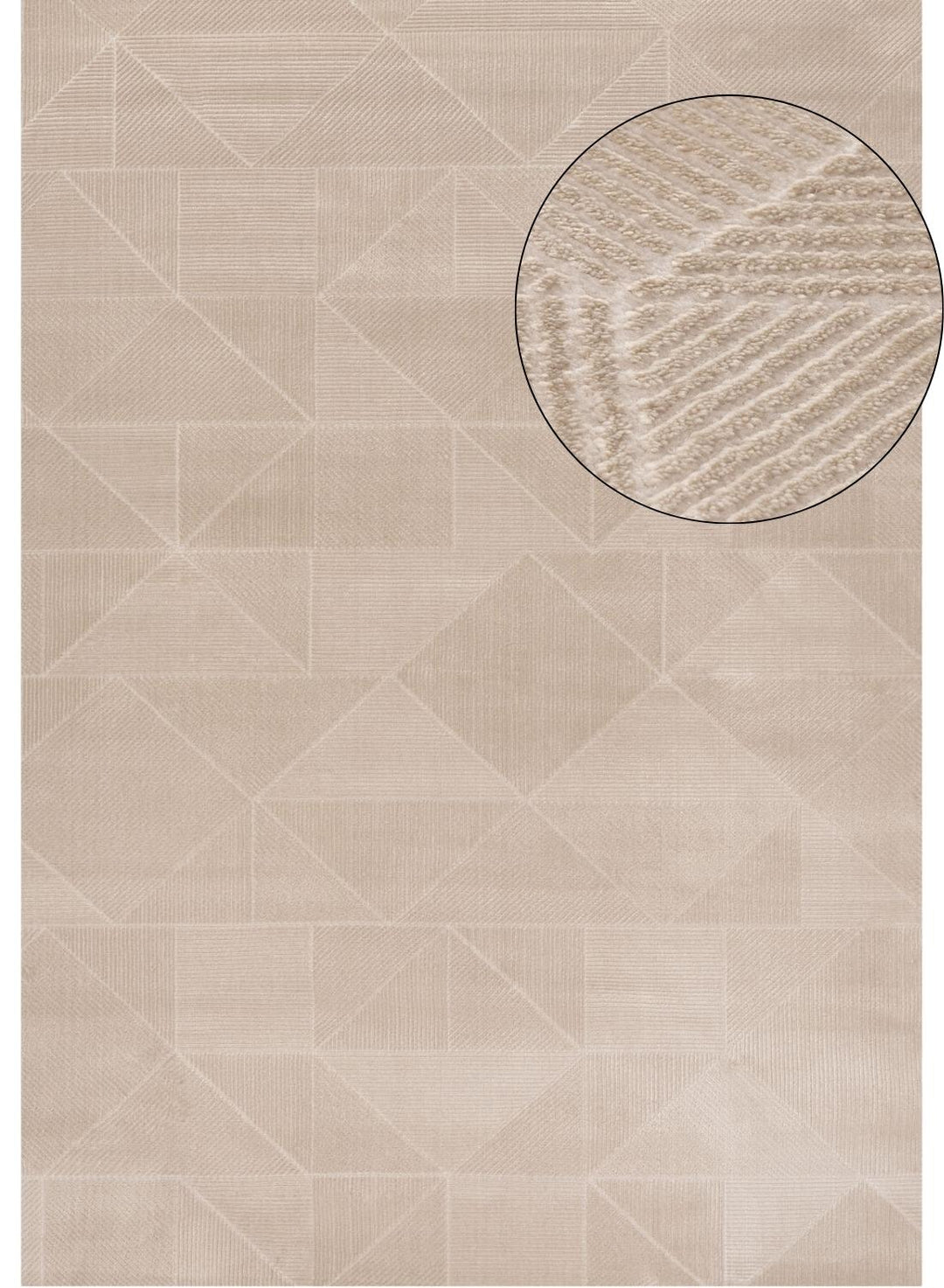 Carmel Beige Rug Abstract design, anti-alergic, stain-resistant