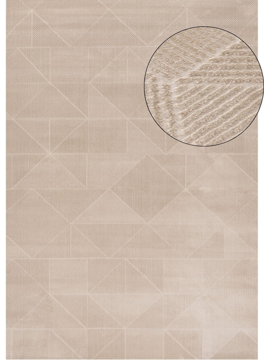 Carmel Beige Rug Abstract