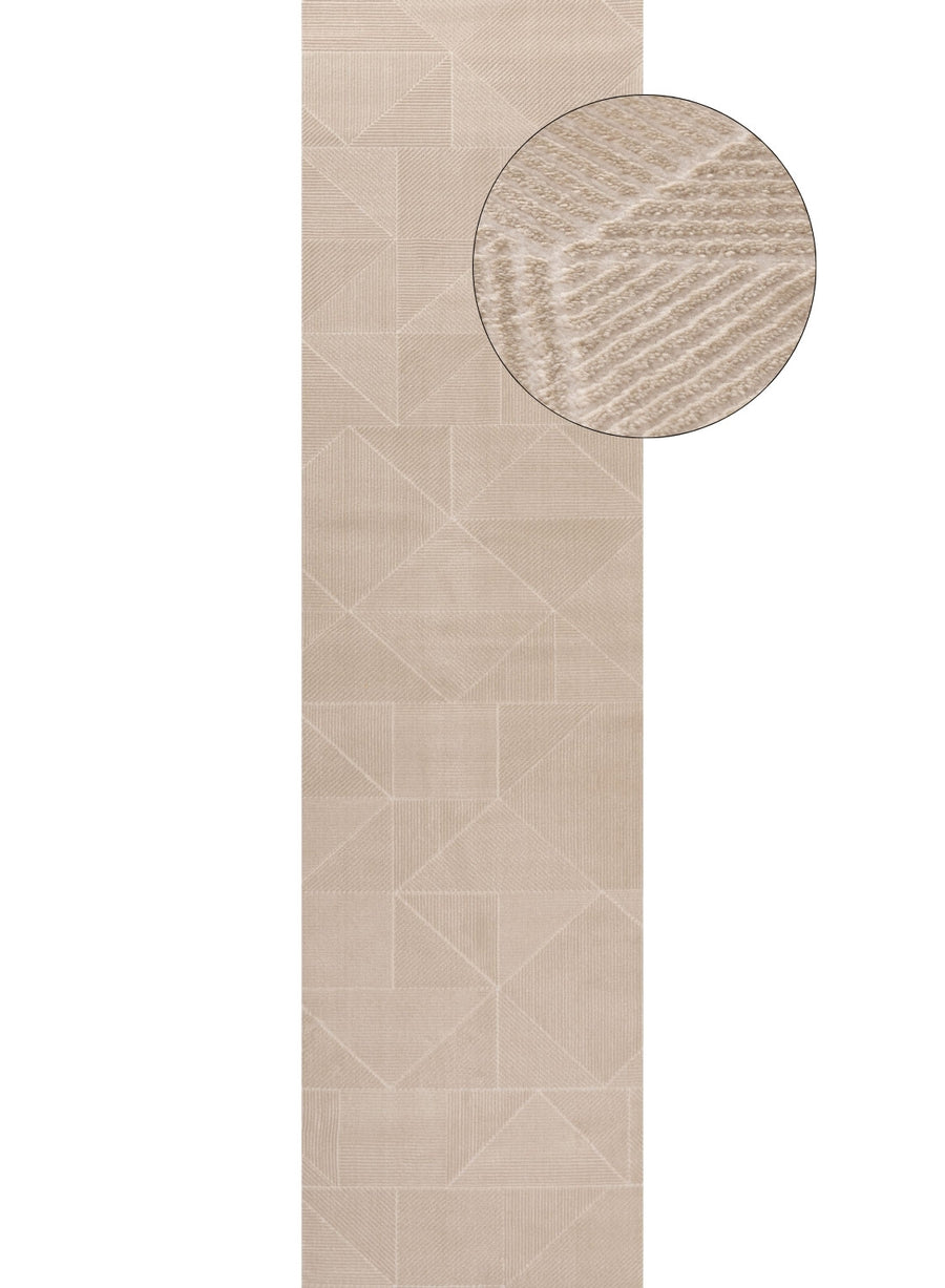 Carmel Beige Rug Abstract design, anti-alergic, stain-resistant
