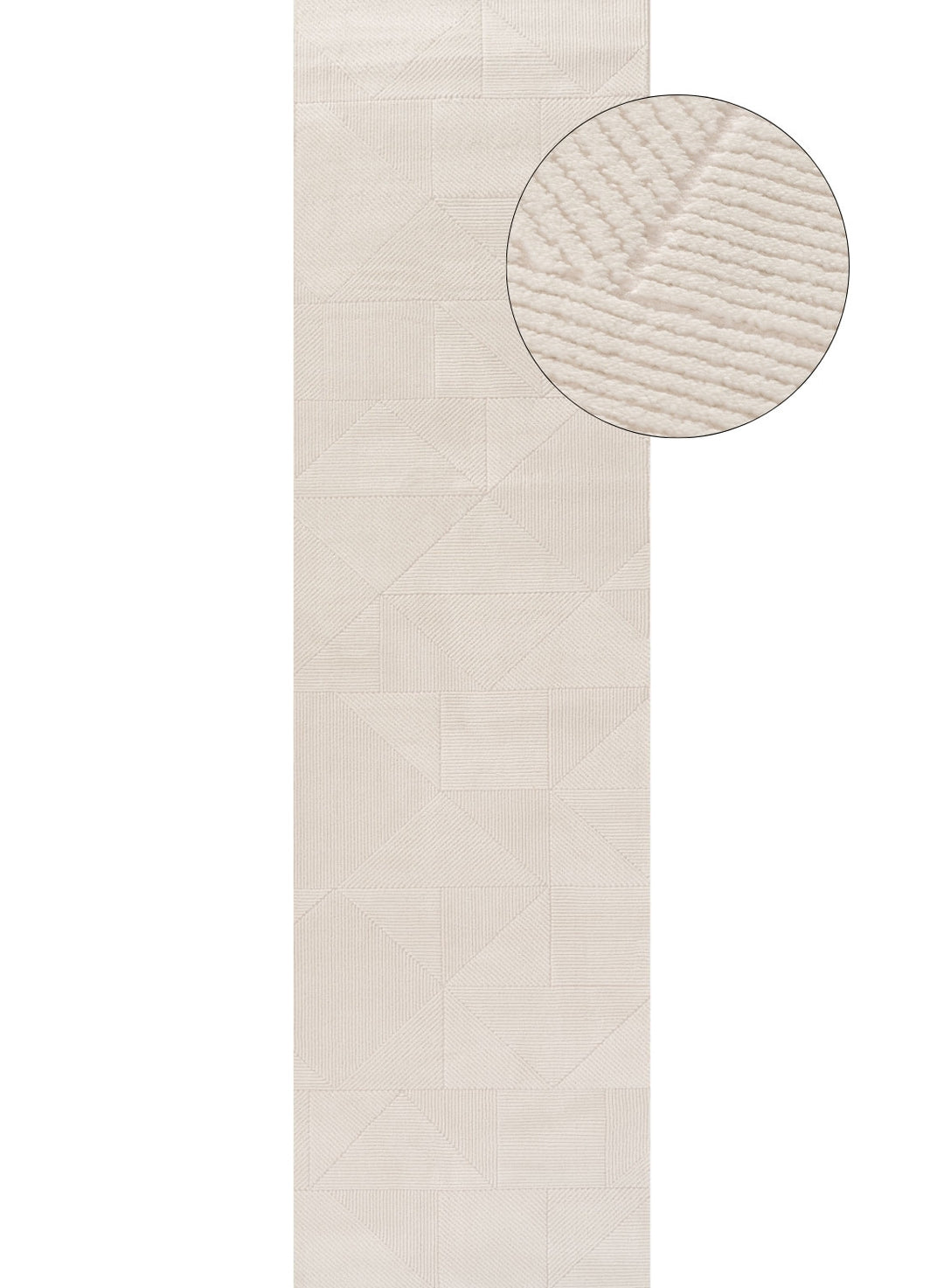 cream colour, abstract design, stain-resistant, Cosy comfort rug, non-static