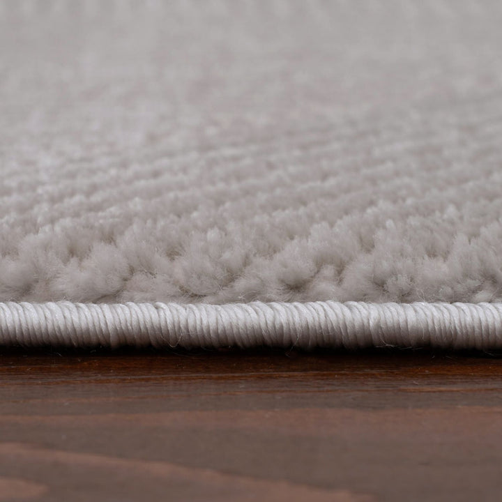 grey colour, abstract design, stain-resistant, Cosy comfort rug, non-static