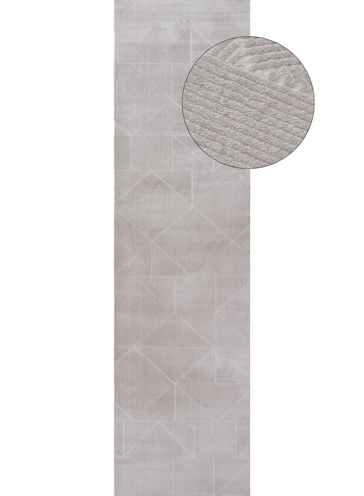 grey colour, abstract design, stain-resistant, Cosy comfort rug, non-static
