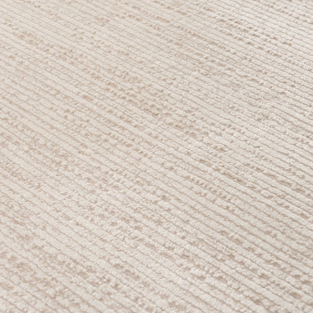 beige-cream colours, striped design, stain-resistant, Cosy comfort rug.