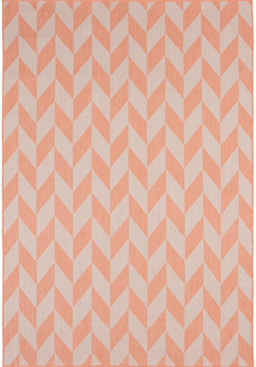 Orange Chevron Outdoor Rug for Garden | Shop Versatile Decor