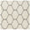 Trellis Design Thick Shaggy Area Rugs Ivory