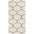 Trellis Design Thick Shaggy Area Rugs Ivory
