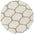 Trellis Design Thick Shaggy Area Rugs Ivory