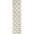 Trellis Design Thick Shaggy Area Rugs Ivory