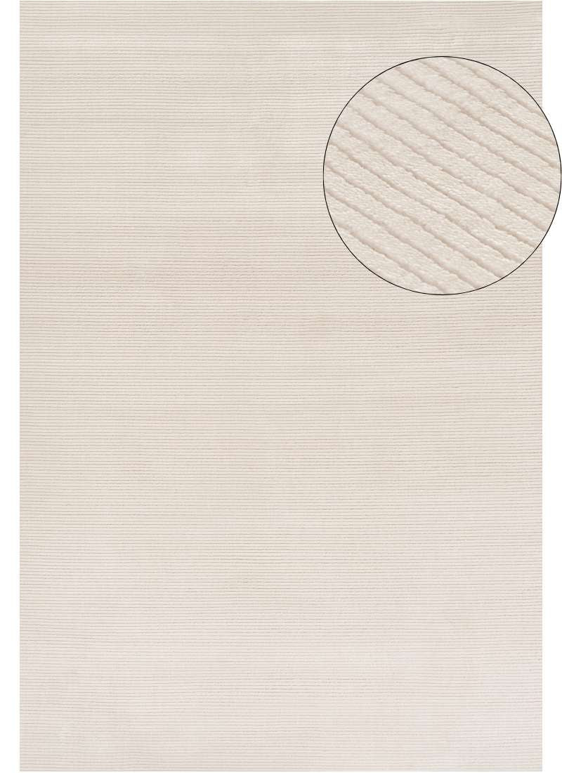 Carmel Cream Striped Rug | 6010