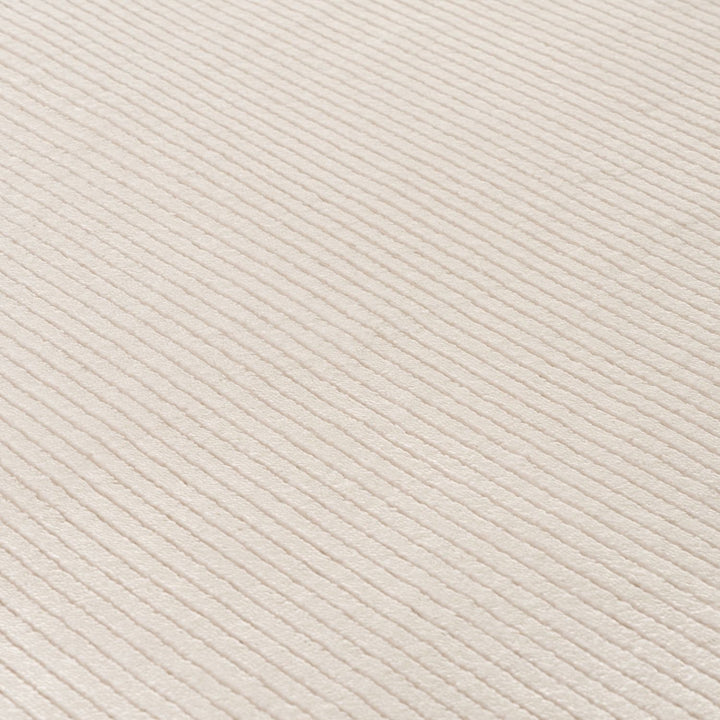 cream colour, striped design, stain-resistant, Cosy comfort rug.
