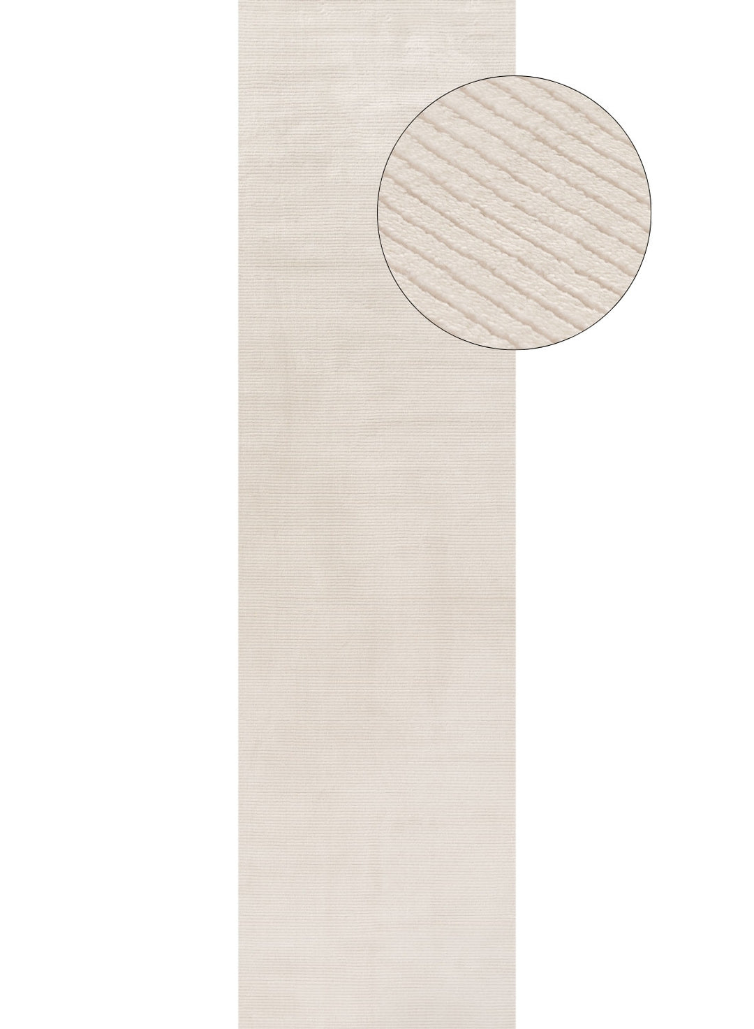 cream colour, striped design, stain-resistant, Cosy comfort rug.