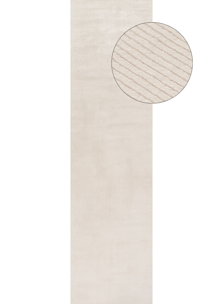 cream colour, striped design, stain-resistant, Cosy comfort rug.