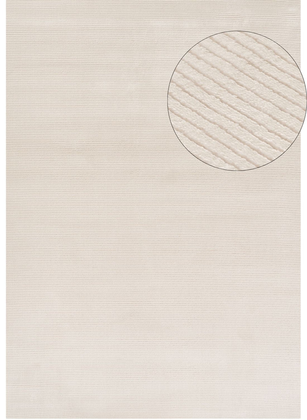 cream colour, striped design, stain-resistant, Cosy comfort rug.