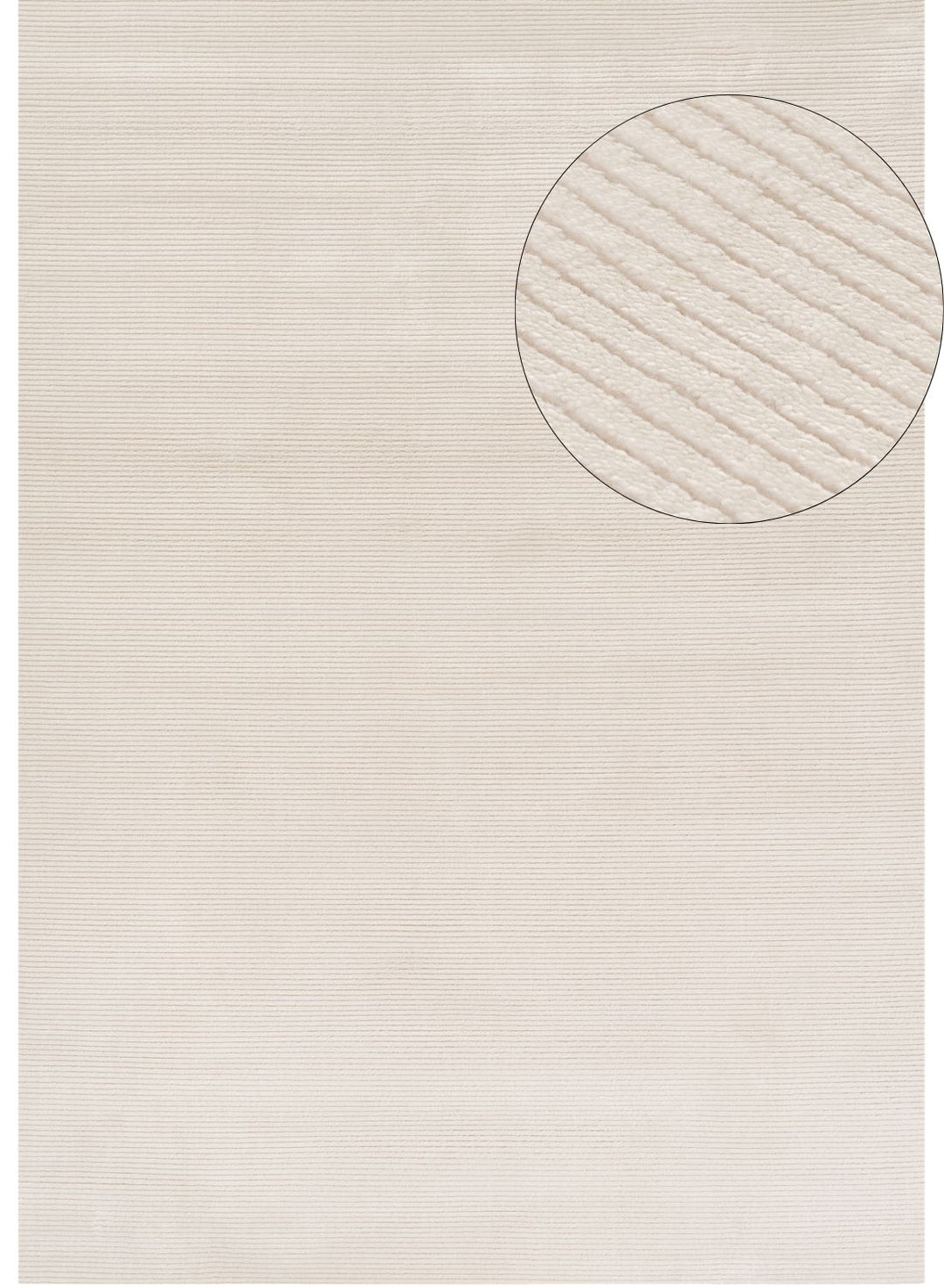 cream colour, striped design, stain-resistant, Cosy comfort rug.