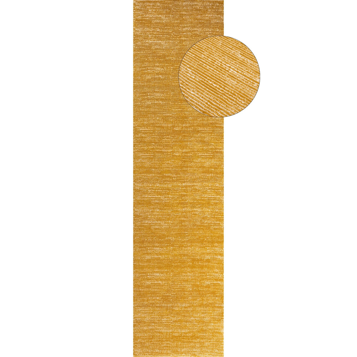 Carmel Cream-Gold Striped Rug, stain-resistant, fade-resistant, soft and durable, heat insulting | The Rugs