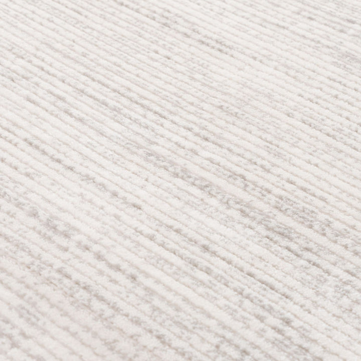 grey-cream colours, striped design, stain-resistant, Cosy comfort rug.