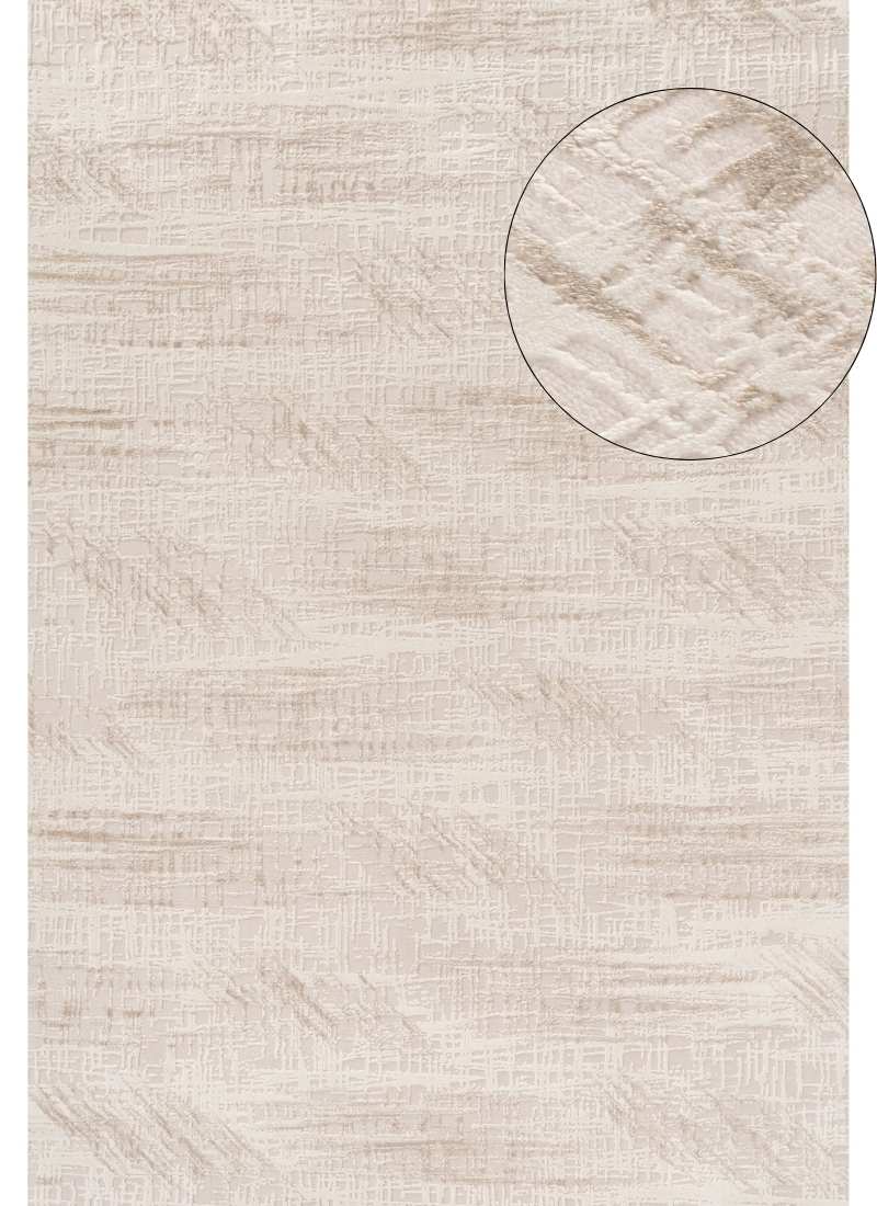 Carmel Cream-Beige Abstract Rug | 6030