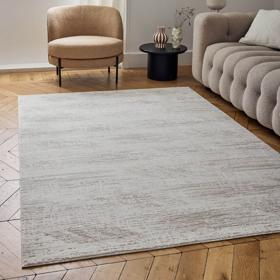 The Rugs Carmel Cream-Beige Abstract Rug – Quality Comfort