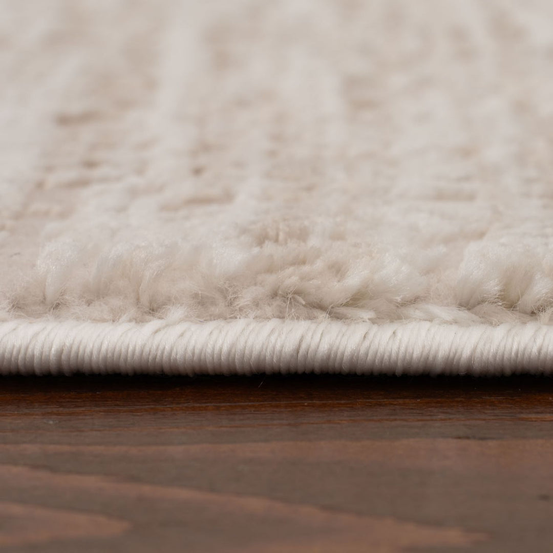 abstract rug, beige-cream colours, anti-allergic, and non-static properties