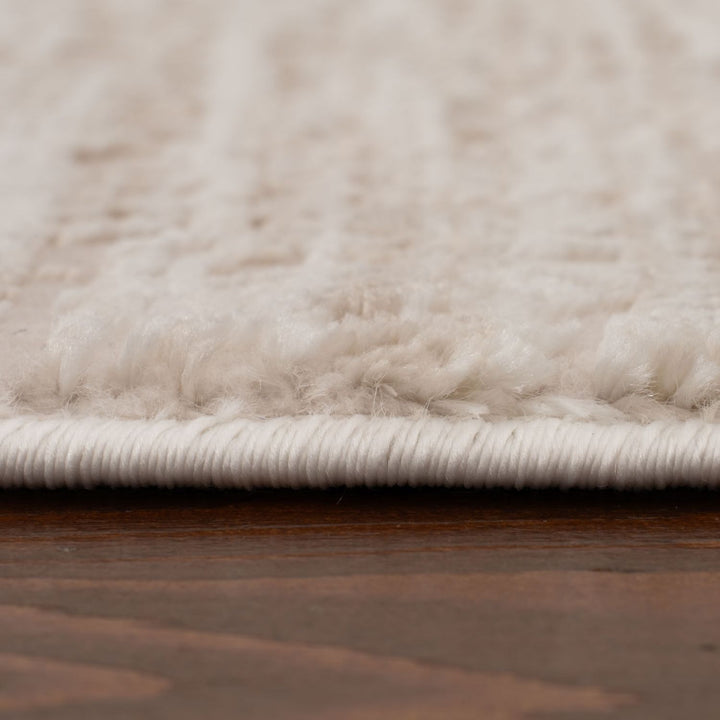 abstract rug, beige-cream colours, anti-allergic, and non-static properties